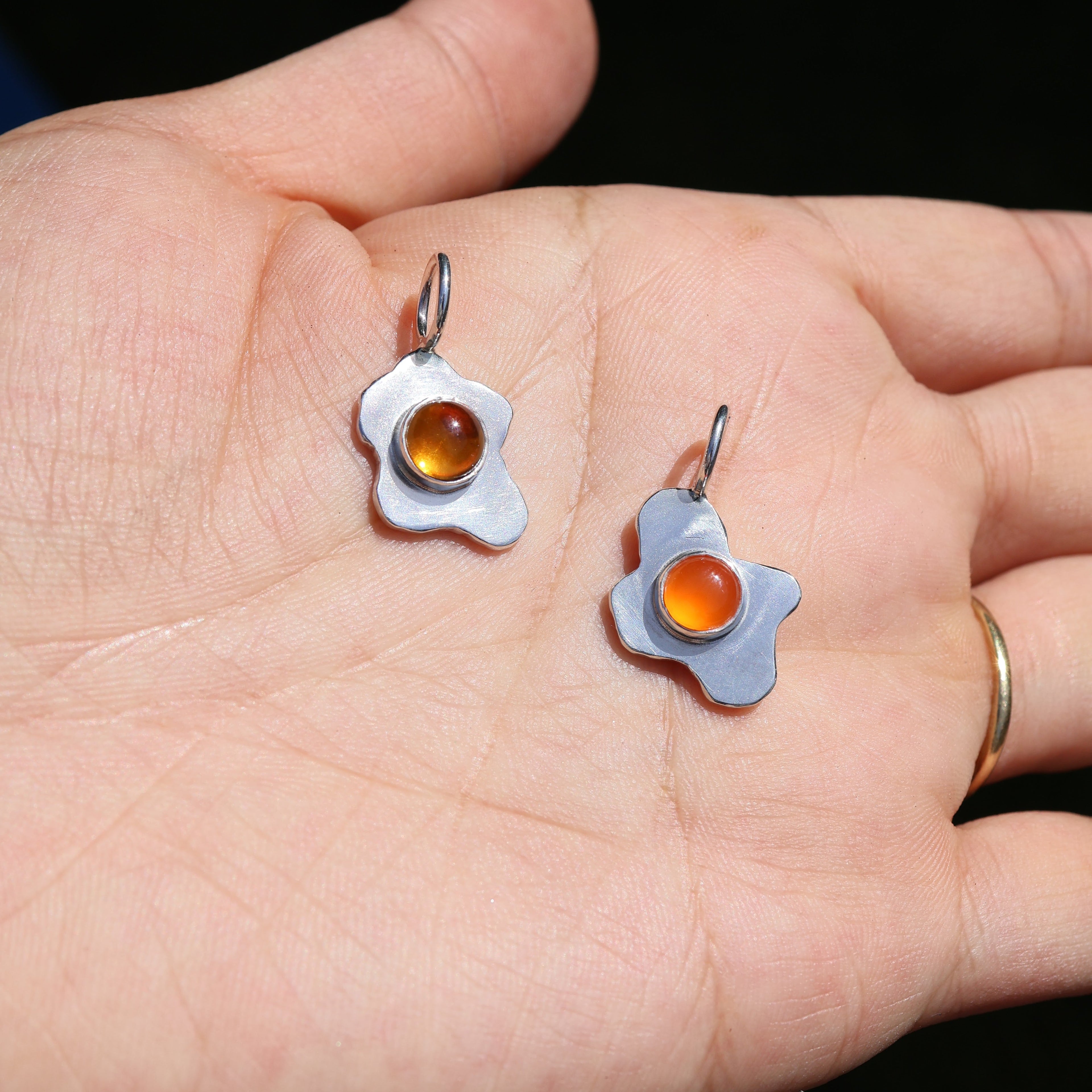 Sunny Side Up Pendant - Carnelian