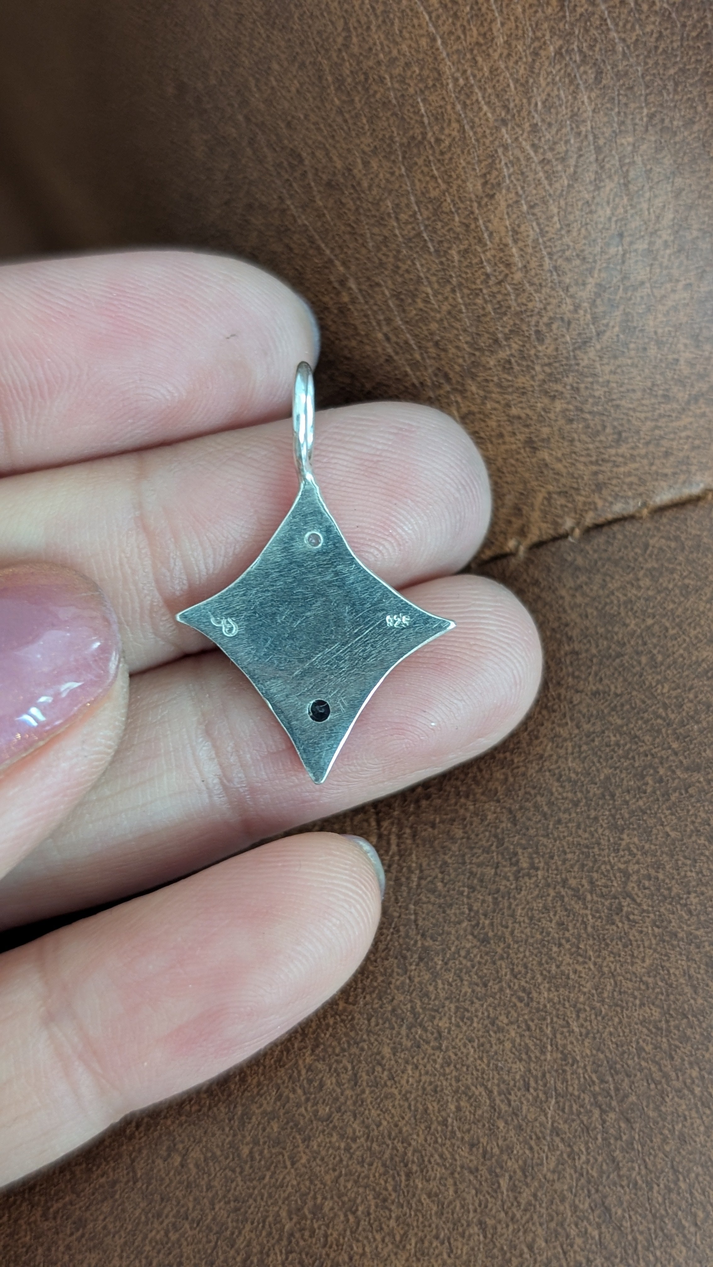 Celestial Pendant - Amethyst and Sapphire
